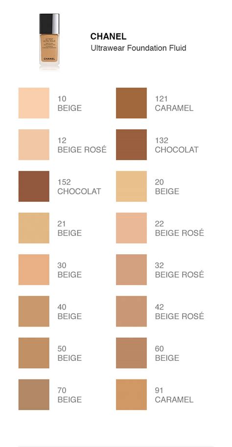 chanel light creator makeup base|Chanel foundation shade chart.